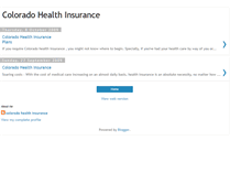 Tablet Screenshot of colorado-health-insurance-plans.blogspot.com