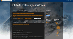 Desktop Screenshot of lectoresyescritores.blogspot.com