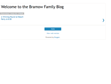 Tablet Screenshot of bramowfamilyblog.blogspot.com