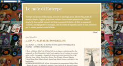 Desktop Screenshot of ilnegoziodieuterpe.blogspot.com