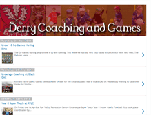 Tablet Screenshot of derrycoaching.blogspot.com