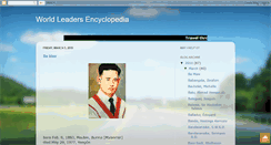 Desktop Screenshot of exploreworldleaders.blogspot.com