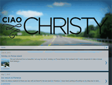 Tablet Screenshot of ciaochristy.blogspot.com