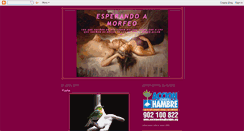 Desktop Screenshot of esperandoamorfeo.blogspot.com
