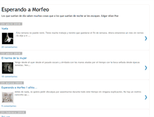 Tablet Screenshot of esperandoamorfeo.blogspot.com