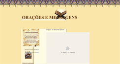 Desktop Screenshot of oracaodepoder.blogspot.com