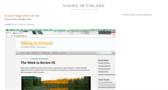 Desktop Screenshot of hikinginfinland.blogspot.com