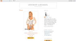 Desktop Screenshot of affinity-lingerie.blogspot.com