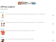Tablet Screenshot of affinity-lingerie.blogspot.com