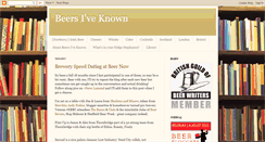 Desktop Screenshot of beersiveknown.blogspot.com