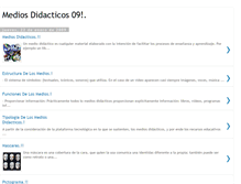 Tablet Screenshot of medios09lu.blogspot.com