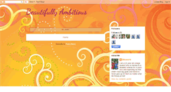 Desktop Screenshot of beautifullyambitious1.blogspot.com