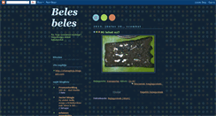 Desktop Screenshot of belesbeles.blogspot.com