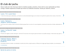 Tablet Screenshot of elclubdelechu.blogspot.com