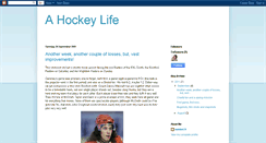 Desktop Screenshot of ahockeylife.blogspot.com