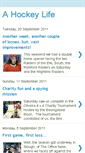 Mobile Screenshot of ahockeylife.blogspot.com