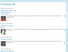 Tablet Screenshot of ahockeylife.blogspot.com