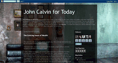 Desktop Screenshot of johncalvinfortoday.blogspot.com