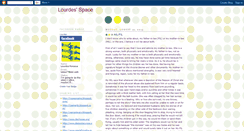 Desktop Screenshot of lourdesspace.blogspot.com