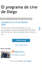 Mobile Screenshot of elprogramadecinedediego.blogspot.com