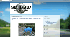 Desktop Screenshot of dailytemecula.blogspot.com