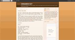 Desktop Screenshot of cinnamonhut.blogspot.com