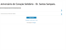 Tablet Screenshot of aniversariodocoracao.blogspot.com