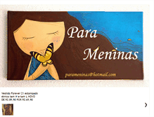 Tablet Screenshot of paraasmeninas.blogspot.com