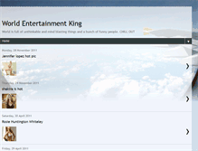 Tablet Screenshot of entertainment-king.blogspot.com