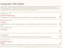 Tablet Screenshot of livinglife2thefullest.blogspot.com