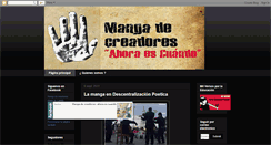 Desktop Screenshot of mangadecreadores.blogspot.com