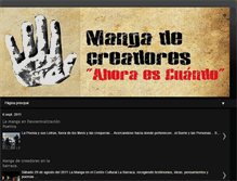 Tablet Screenshot of mangadecreadores.blogspot.com