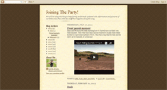 Desktop Screenshot of joiningtheparty.blogspot.com