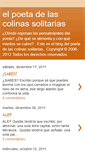 Mobile Screenshot of elpoetadelascolinassolitarias.blogspot.com