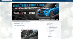 Desktop Screenshot of opentrackconnection.blogspot.com