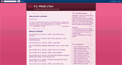 Desktop Screenshot of fcprideutah.blogspot.com
