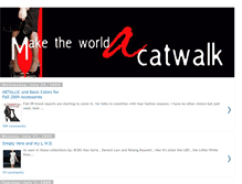 Tablet Screenshot of maketheworldacatwalk.blogspot.com