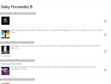 Tablet Screenshot of gabyfernandezborge.blogspot.com