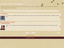 Tablet Screenshot of heroesinanutshell.blogspot.com