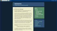 Desktop Screenshot of medvetenhet.blogspot.com