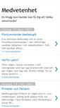 Mobile Screenshot of medvetenhet.blogspot.com