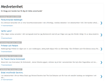 Tablet Screenshot of medvetenhet.blogspot.com