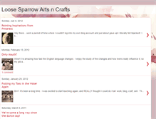 Tablet Screenshot of loosesparrow.blogspot.com