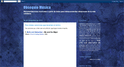 Desktop Screenshot of obsequiomusica.blogspot.com