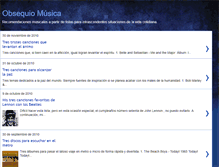 Tablet Screenshot of obsequiomusica.blogspot.com