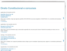 Tablet Screenshot of direitoconstitucionaleconcursos.blogspot.com