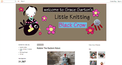 Desktop Screenshot of littleknittingblackcrow.blogspot.com