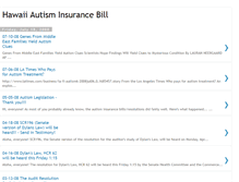 Tablet Screenshot of hiautisminsurancebill.blogspot.com