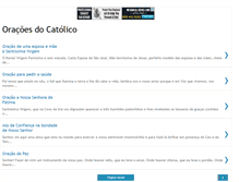 Tablet Screenshot of oracaodocatolico.blogspot.com