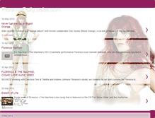 Tablet Screenshot of florenceandthemachine.blogspot.com